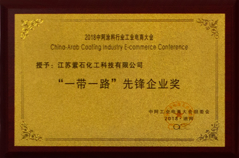 “一帶一路”先鋒企業(yè)獎